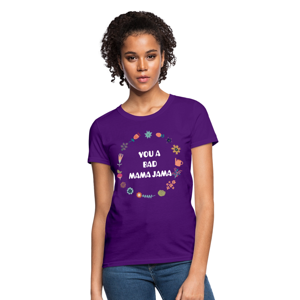 Women's T-Shirt - You a bad mama jama - purple