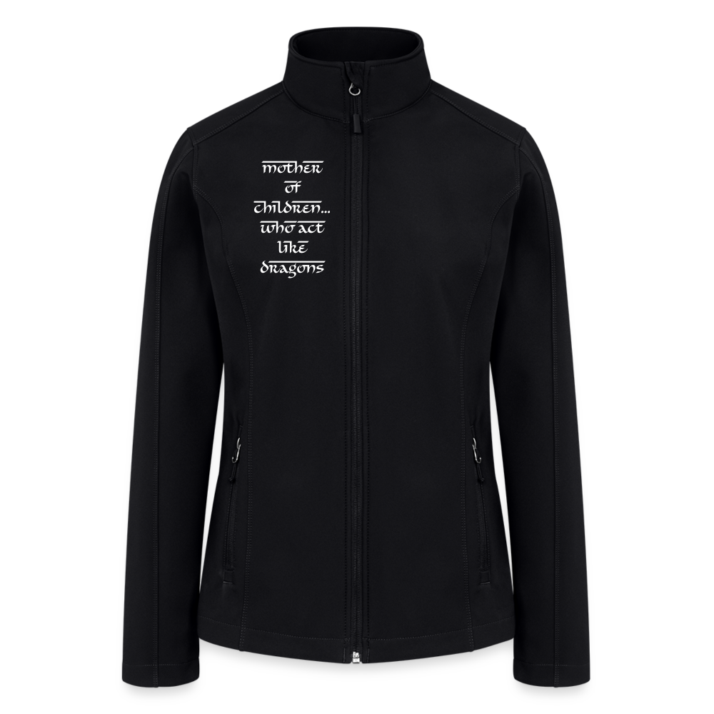 Women’s Soft Shell Jacket - Mother of children - black