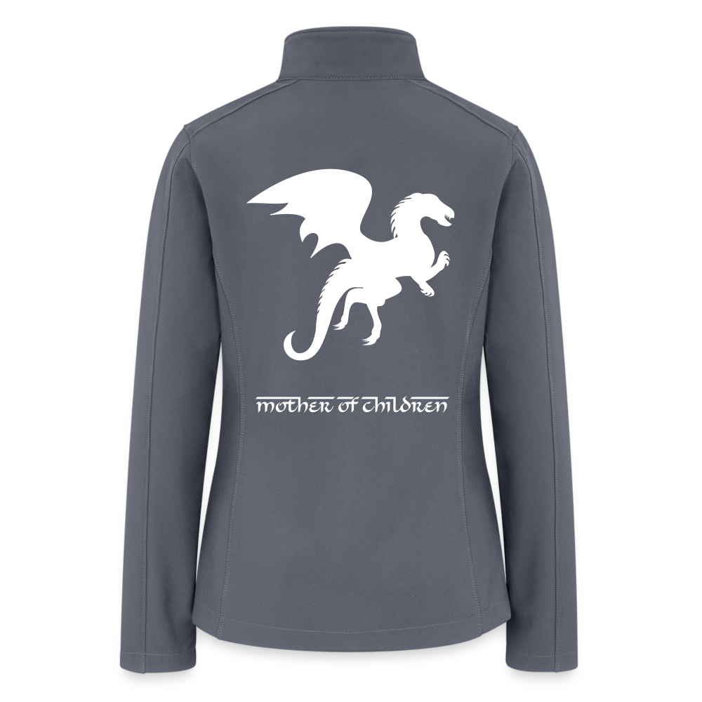 Women’s Soft Shell Jacket - Mother of children - gray